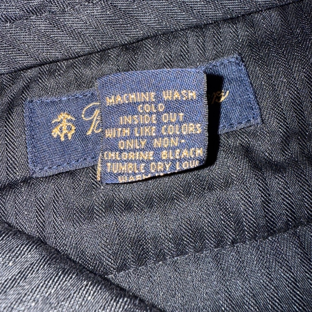 Brooks Brothers Elliot Corduroy Pants Mens 36x32 Blue Brown Pleated Cuffed 2prs - Picture 7 of 16